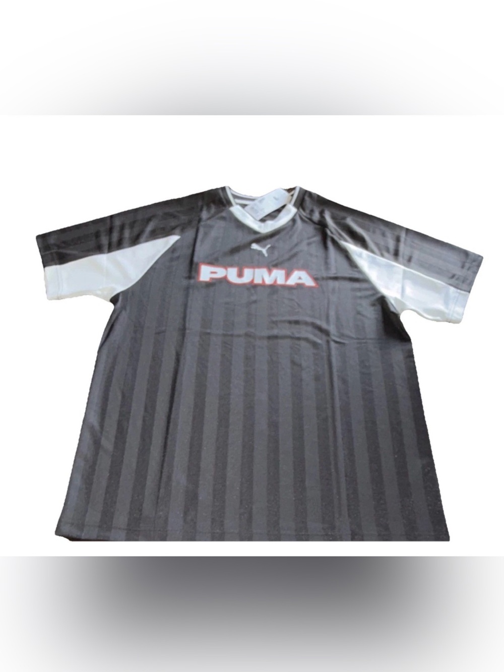 Puma Black and White Performance Logo Tee